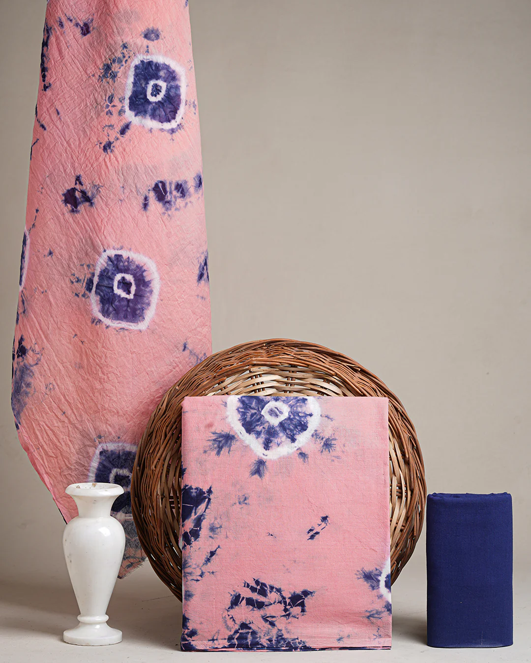 Premium Pink Sober Cotton Suit With Cotton Dupatta(BSCOTMU43) - Image 3